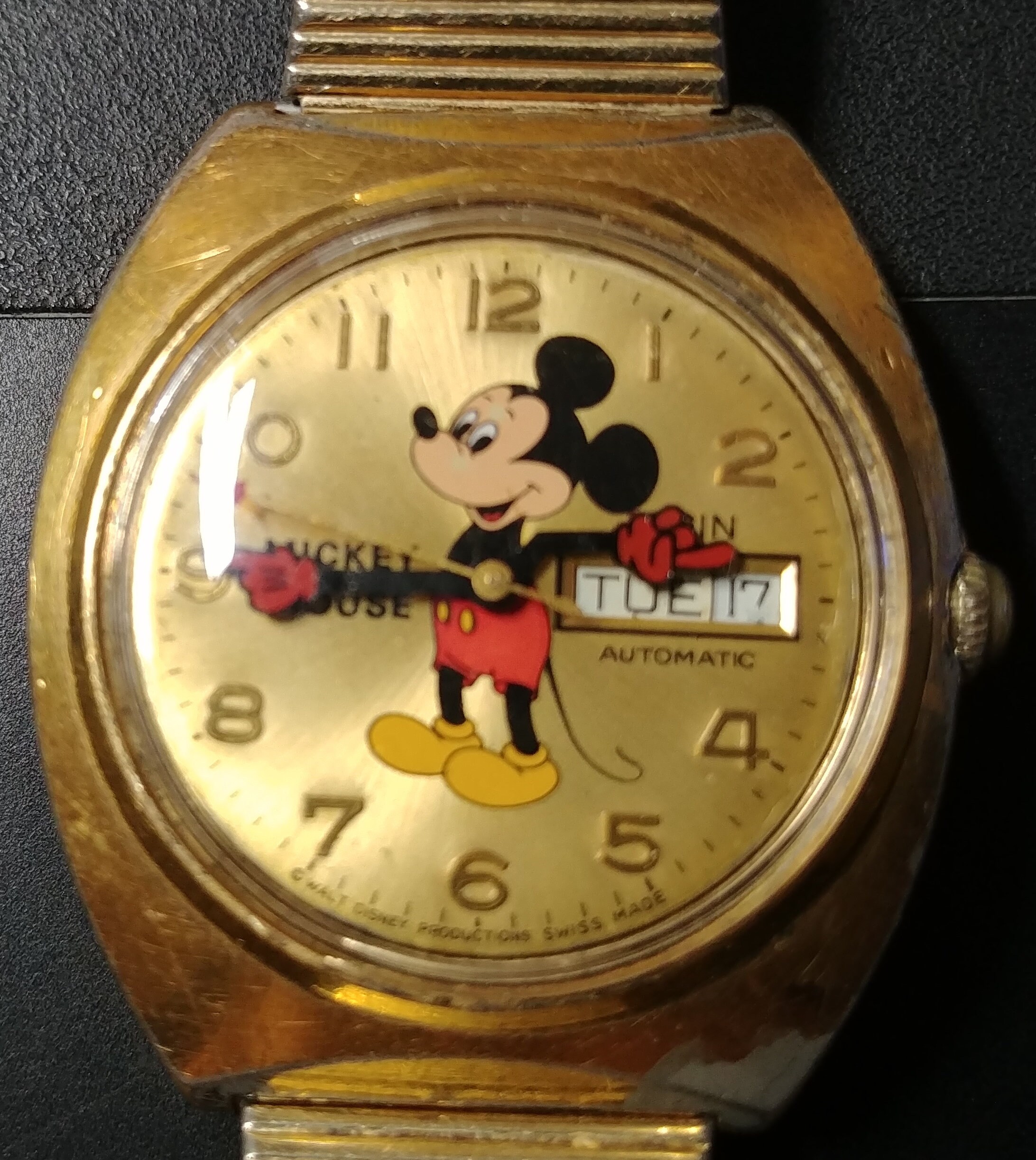 elgin mickey mouse watch