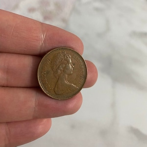 1971 Dos nuevos pences Reino Unido Moneda británica