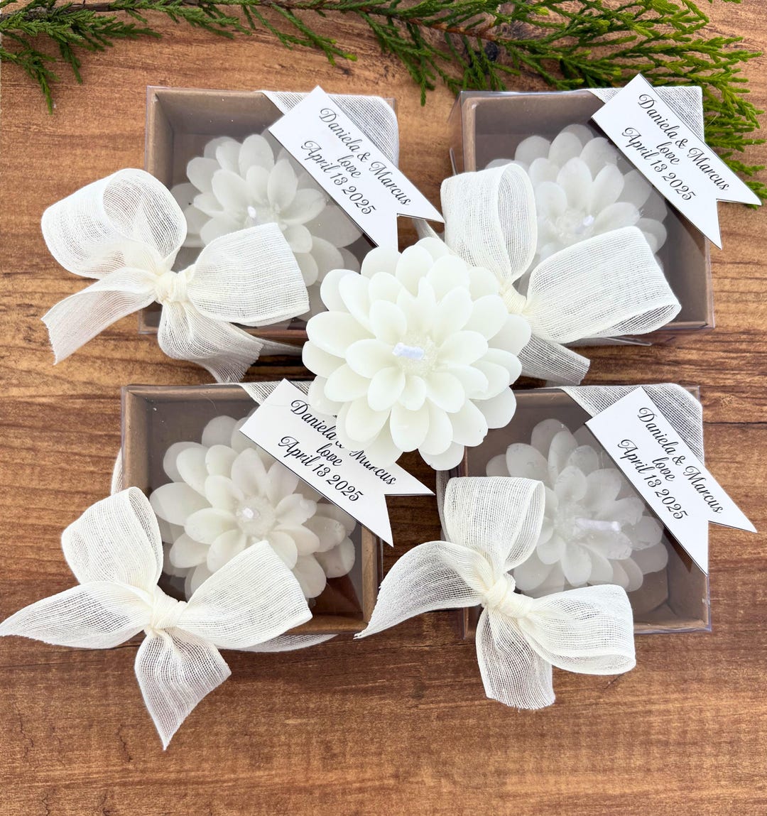 Lotus Flower Candles, Sweet 16 Candle Favors, Candle Wedding Favor ...