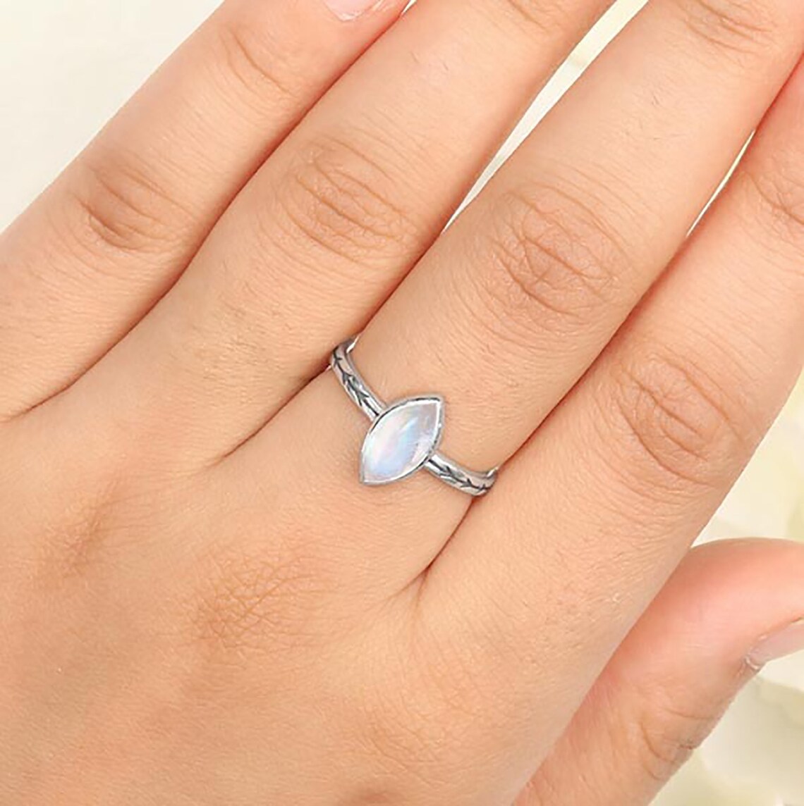 Moonstone Ring 925 sterling silver Casting Jewelry Statement Etsy