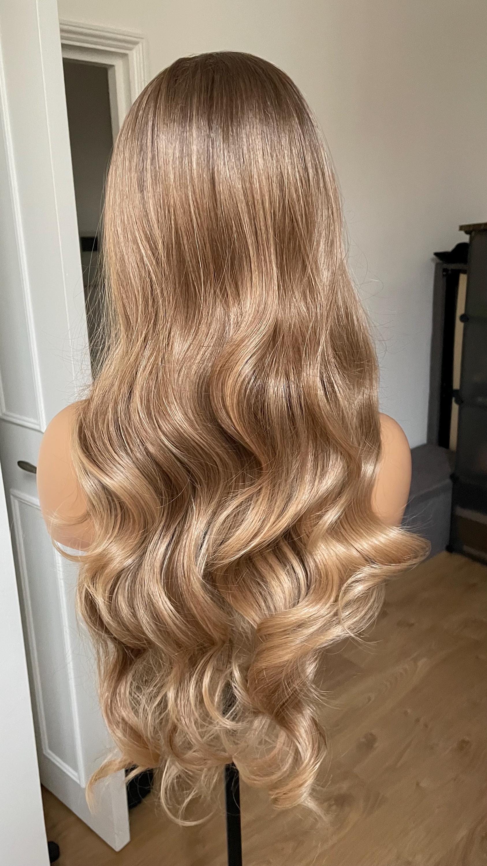 4509 Parrucca Biondo Ramato Donna Parrucca Da Donna Fotografata Di Lato - Foto 5