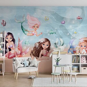 Enchanted Seas: A Playful Mermaid Adventure Amongst Coral Reefs and