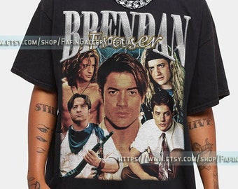 RETRO BRENDAN FRASER Unisex Shirts, Brendan Fraser Vintage Shirt Brendan Fraser Fan Tees Brendan Fraser 90s Sweater Brendan Fraser Merch L03