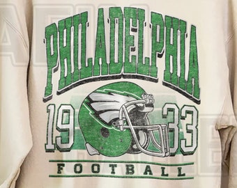 Philadelphia Football Sweatshirt | Vintage Style Philadelphia Football Crewneck | Football Sweatshirt | Philadelphia Sweatshirt | FG57