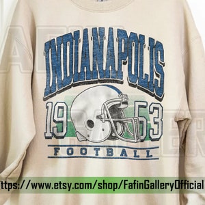 Indianapolis Football Sweatshirt | Vintage Style Indianapolis Football Crewneck | Football Sweatshirt | Indianapolis Sweatshirt | FG52