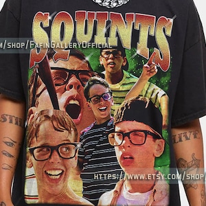 The Sand Lot Shirt, Squinnts T-shirt, Smile Baseball Movie, Vintage Memories Tee Shirt FG