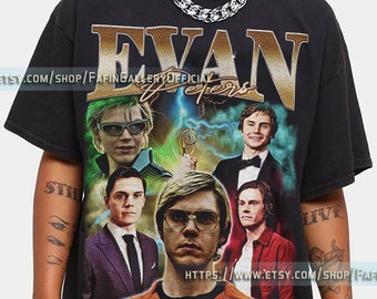 EVAN PETERS Vintage Shirt | Evan Peters Homage Tshirt | Evan Peters Fan Tees | Evan Peters Retro 90s Sweater, Evan Peters Merch FL