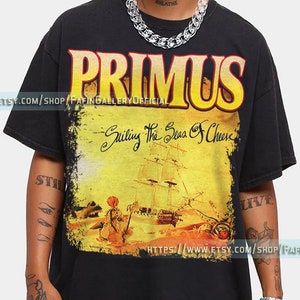 Camiseta PRIMUS, camiseta Primus, banda de rock americana Primus Sailing The Sea Of Cheese camiseta, Primus Clothing Primus sudadera Primus Hoodie FS