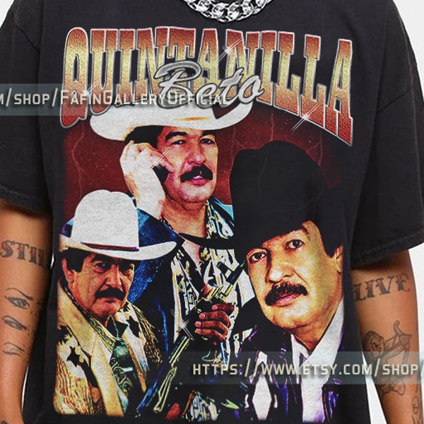 Norberto Beto Quintanilla Iracheta Shirt, Vintage Corridos Music Artist Shirt, El Mero León del Corrido Jesús María Shirt Mexican singer