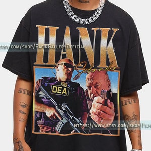HANK Schrader Vintage Retro Tshirt, Agent Albuquerque DEA Asac Schrader Shirt, Breaakingg Bad Fan Tshirt Marie Schrader Shirt, Heisenberg F