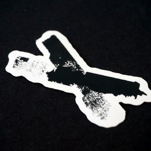 Abstract sticker
