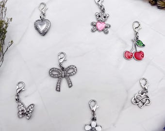 Silver Clip On Charm: Bracelet and Necklace Add On Charms