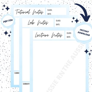 Notatki z wykładów | Notatki z ćwiczeń | Notatki laboratoryjne | Student pielęgniarstwa | Szkoła pielęgniarska | Wydrukowany plik PDF | Szablon notatek cyfrowych