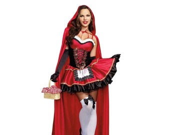 Little Red Riding Hood Costume Adult Etsy Little Red Riding Hood Costume Adult Etsy