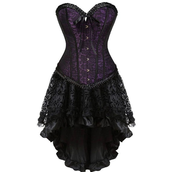 Steampunk Corset Skirt Gothic Burlesque Corsets Costumes Renaissance Corset  Dress for Women. -  Canada