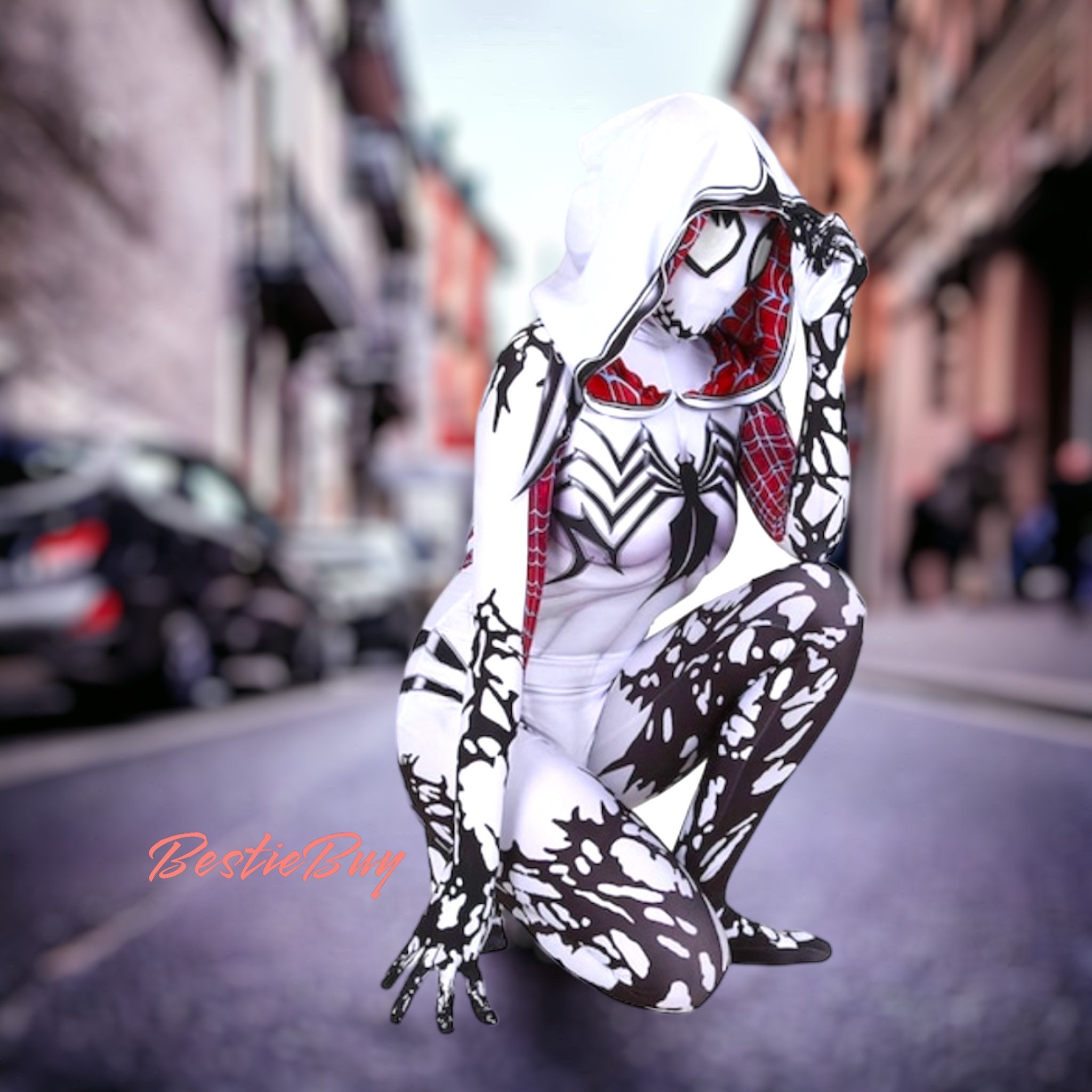 2048px x 2048px - Halloween Superhero Bodysuit Spandex Fabric Sexy Woman - Etsy