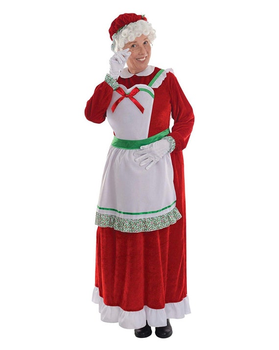 Disfraz de la Sra. Claus vestido victoriano de belle sureño - Etsy España