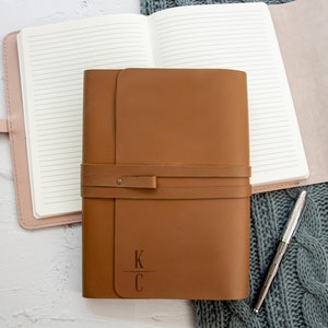Leather Journal Refillable, Personalized Leather Notebook, Travel Journal, A5 Notebook Cover, Leather Diary, Fathers Day Gift for Dad
