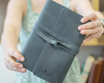 Leather Book Cover, Personalized Bible Cover Leather, Custom Bible Cover for Women or Men, Bible Case, Bible Cover Monogram, Baptism Gift