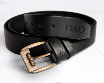 Custom Leather Belt, Genuine Leather Men Belt, Personalized Secret Message Belt, Engraved Leather Belt, Fathers Day Gift, Valentines Day