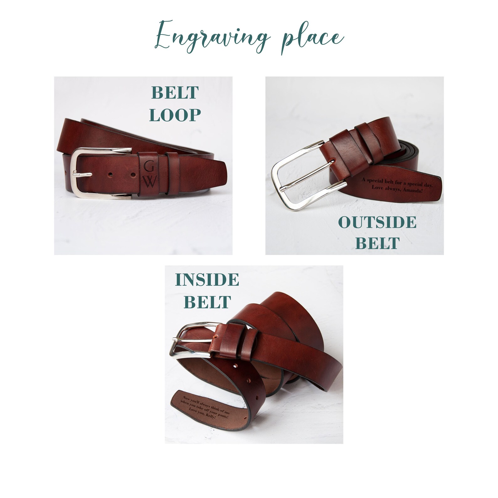 Groomsmen Gift Ideas, Mens Leather Belt, Custom Groomsmen Belts, Unique ...