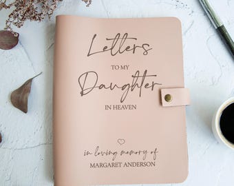 Letter to my Daughter in Heaven, Loss of Daughter Gift, Daughter Memorial Journal, Grief Journal, Sympathy Gift, Grieving Mother Gift