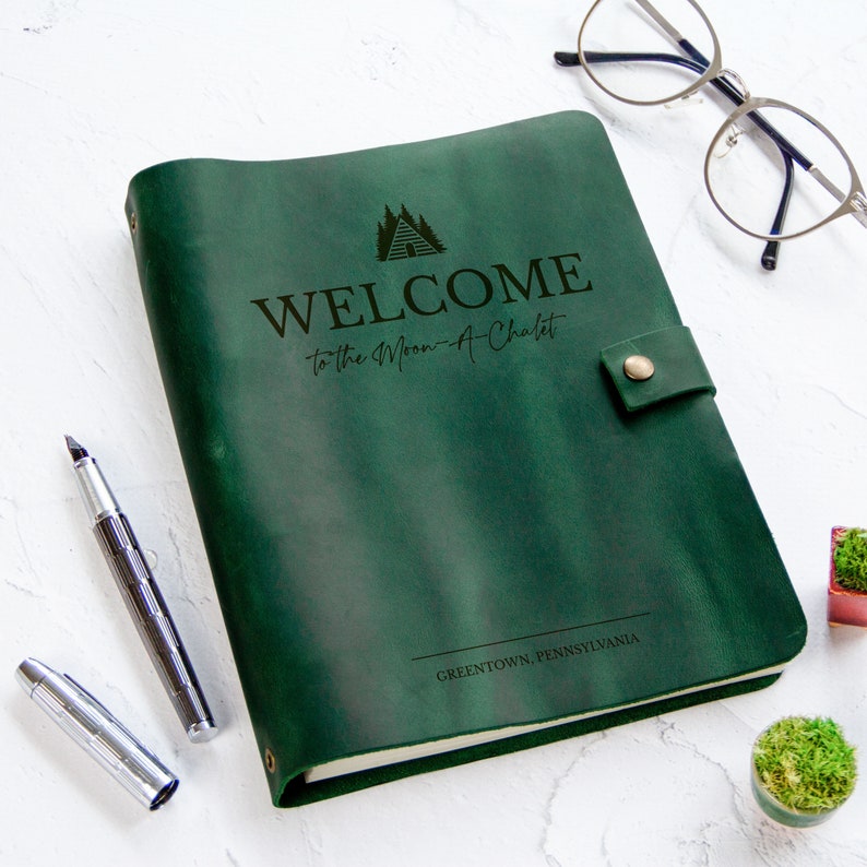 Vacation Rental Guest Book Cabin Guestbook Hotel Sign in Etsy