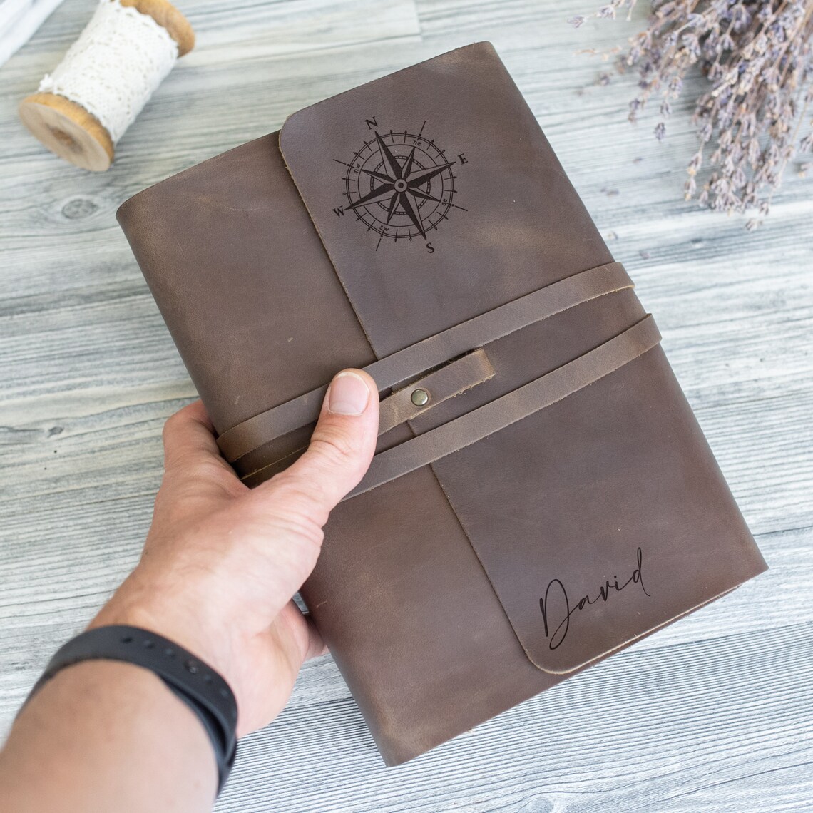 Leather Book Cover Personalized Book Cover Custom Book Etsy