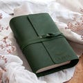 Wrapped Leather Bible Cover, Personalized Bible Cover, Custom Size Leather Book Cover for Women, Leather Cover for Bible, Christian Gift