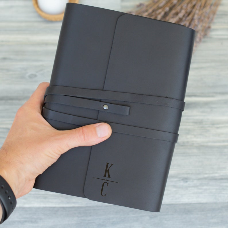 Personalized Leather Bible Cover Engraved Leather Book Cover Etsy