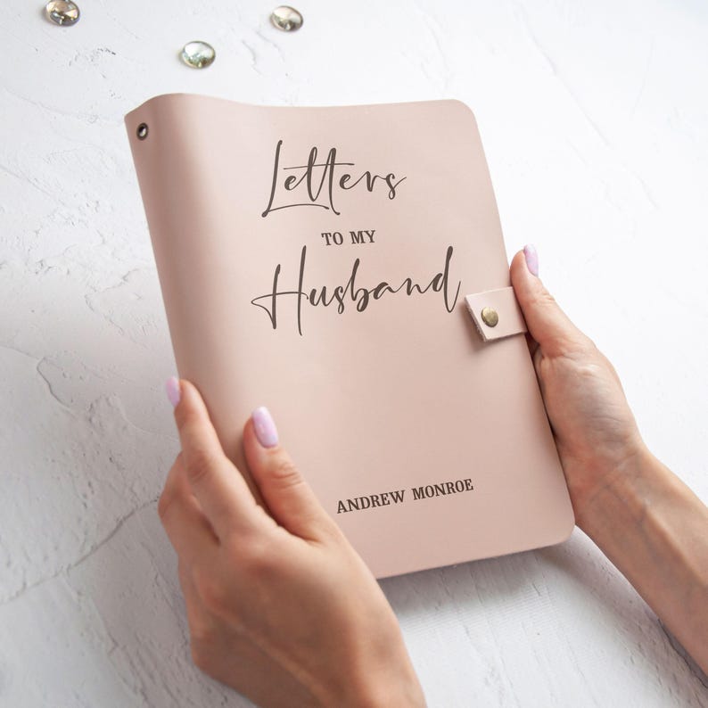Love Letters To My Husband Personalized Wedding Anniversary Birthday Gift from Wife Custom Fathers Day Notebook Husband Memory Journal image 7
