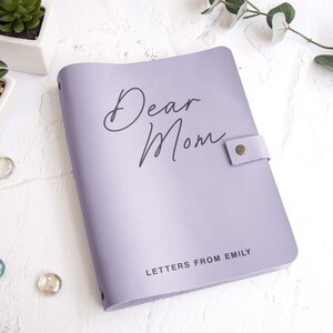 Personalized Dear Dad Journal, Letters to Dad Leather Notebook, Fathers Day Gift, Memory Book, Dad Gift from Kids, Dads Birthday Gift image 13