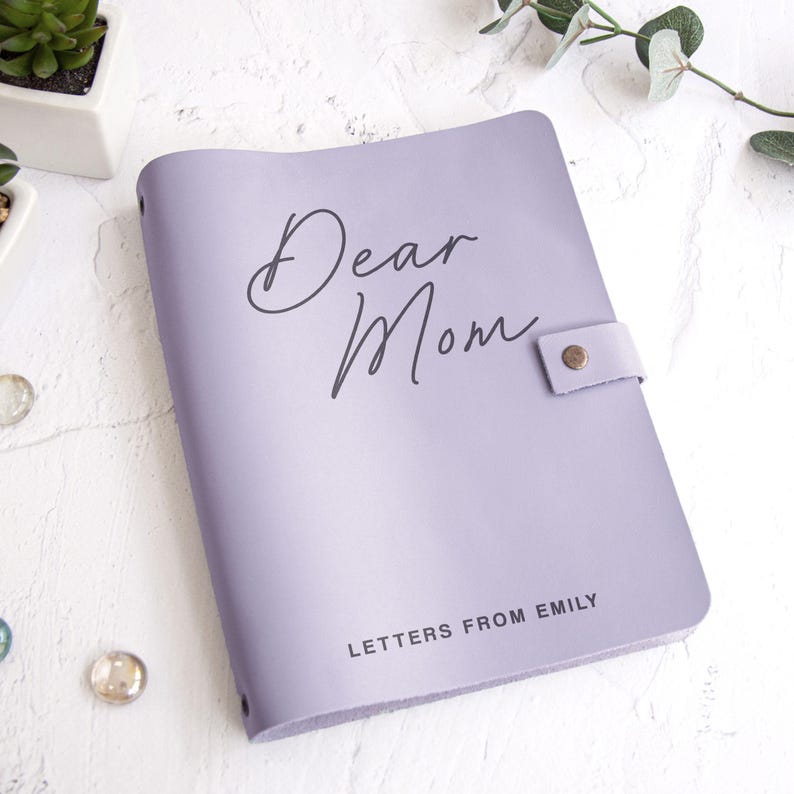 Personalized Dear Dad Journal, Letters to Dad Leather Notebook, Fathers Day Gift, Memory Book, Dad Gift from Kids, Dads Birthday Gift image 13