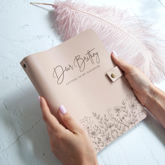 Letters to My Daughter Personalized Leather Journal Dear Daughter Journal Memory Keepsake Journal Custom Journal Notebook Gift for Daughter