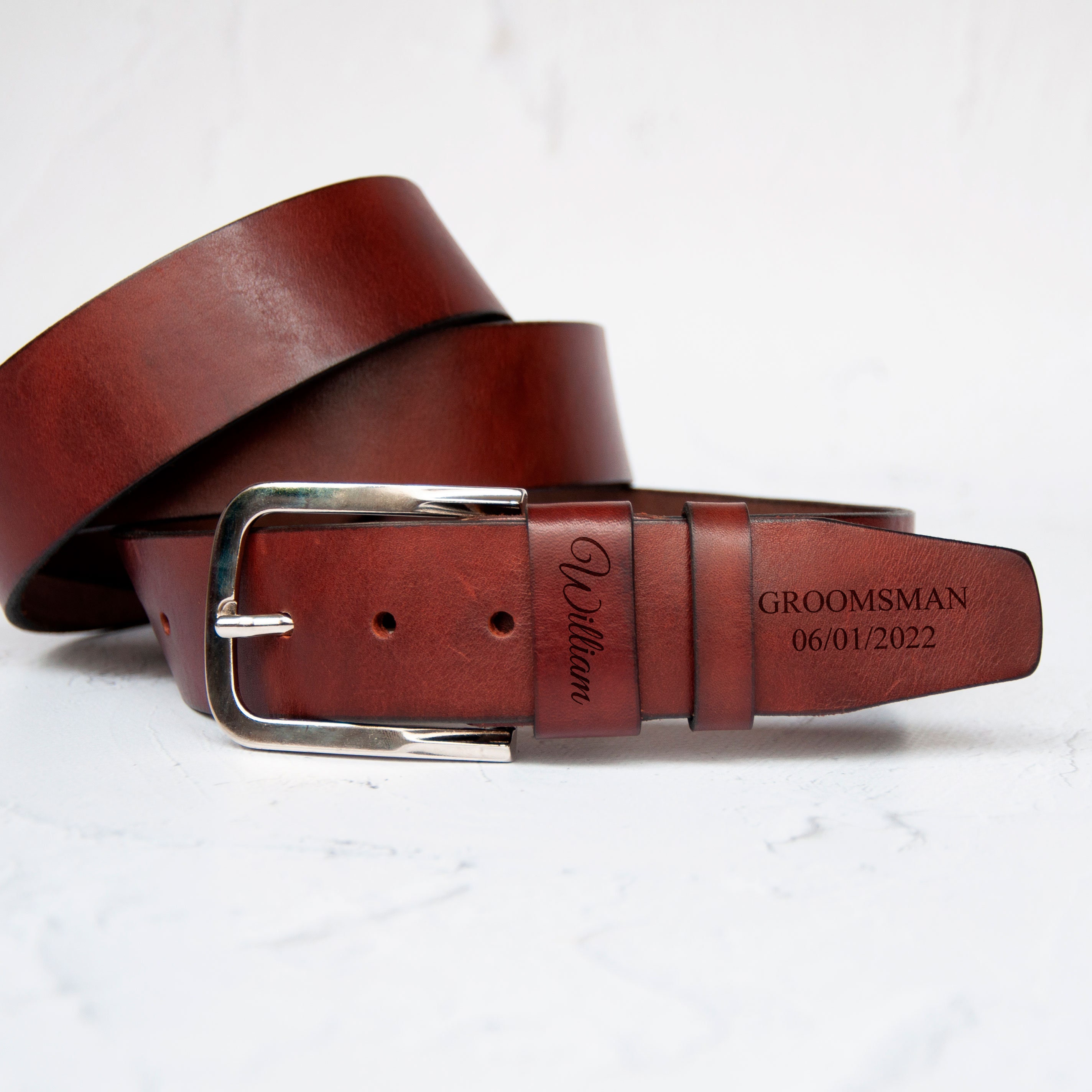 Groomsmen Gift Ideas, Mens Leather Belt, Custom Groomsmen Belts, Unique ...