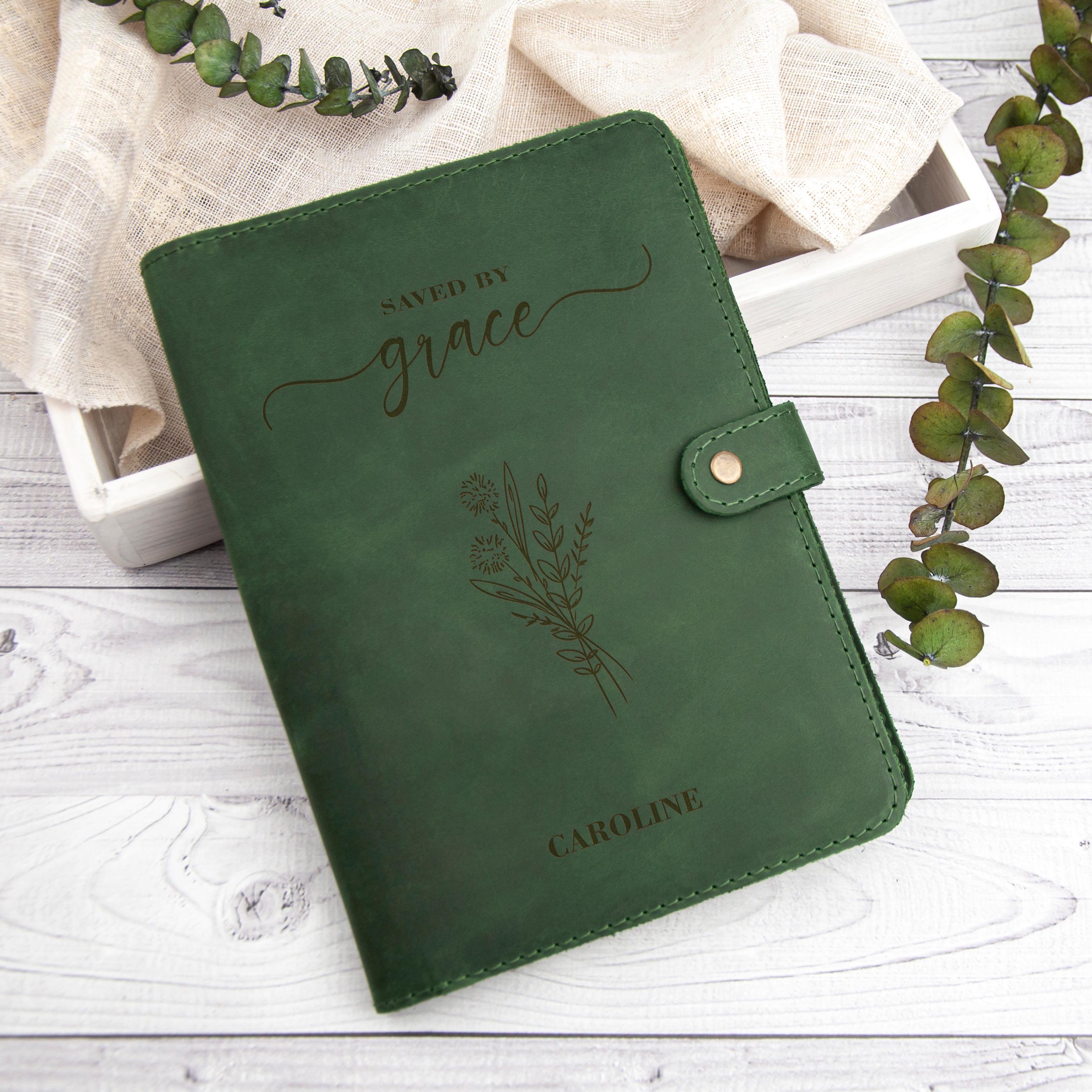 Personalized prayer journal, Christian gift for men, Custom leather religious journal, Pastor gift, Religious gifts for priest