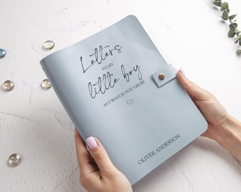 Letters to my Son Daughter Journal Pregnancy Journal Personalized Leather Journal Letters to Baby Boy or Girl Memory Book Baby Shower Gift