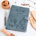 Leather Recipe Book Personalized CookBook Binder Blank Recipe Book Family Recipe Book Cooking Journal Birthday Gift for Mom Daughter Sister product logo