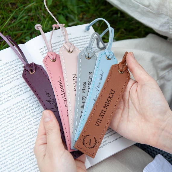 Personalized Leather Bookmark, Custom Bookmark, Bible Bookmark, Anniversary Gift for Him/Her, Reader Gift, Fathers Day, Christmas Gift