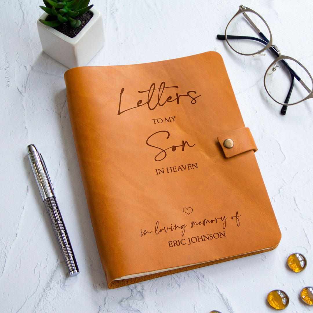 Son Memorial Journal, Grief Journal for Son, Letters to My Son in ...