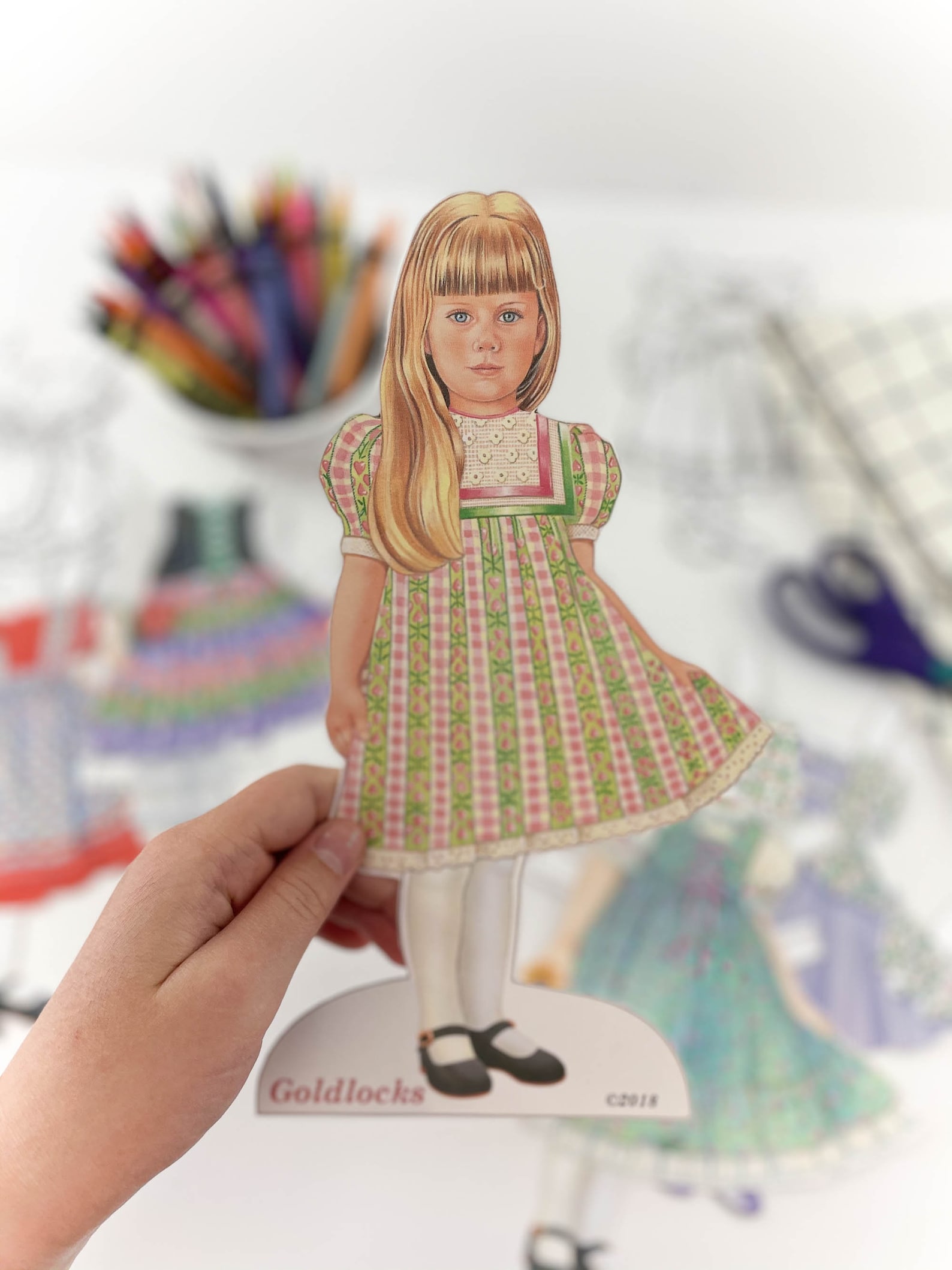 Goldilocks and the Three Bears-dress up Paper Dolls-coloring Pages ...