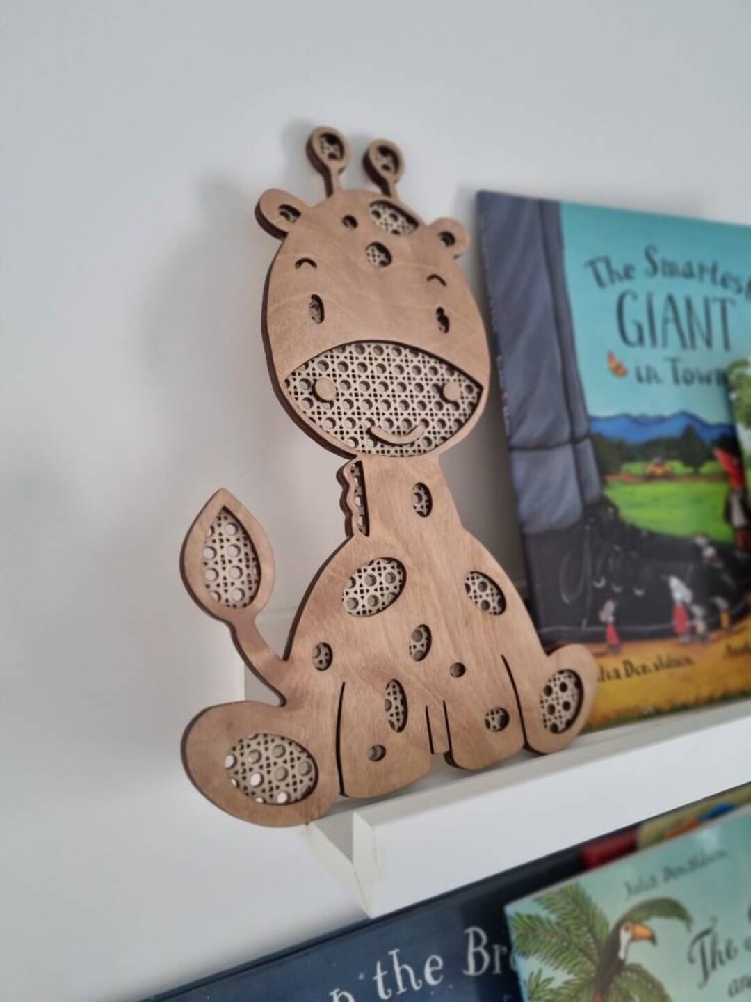 Wooden Giraffe Nursery Decor, Giraffe Wall Hanging, Safari Nursery