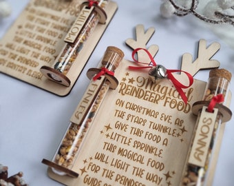 Personalised reindeer food, magic reindeer food, christmas eve box fillers, christmas reindeer food, christmas eve tradition