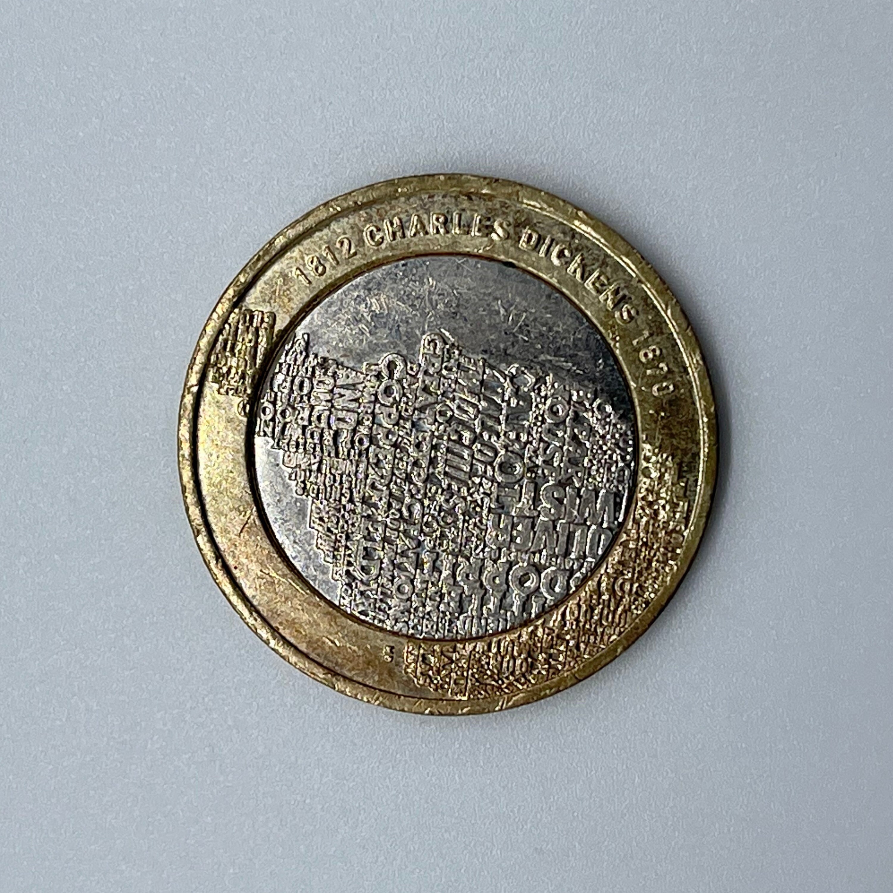 Charles Dickens 1812 1870 2012 Two 2 Pound Coin Etsy UK