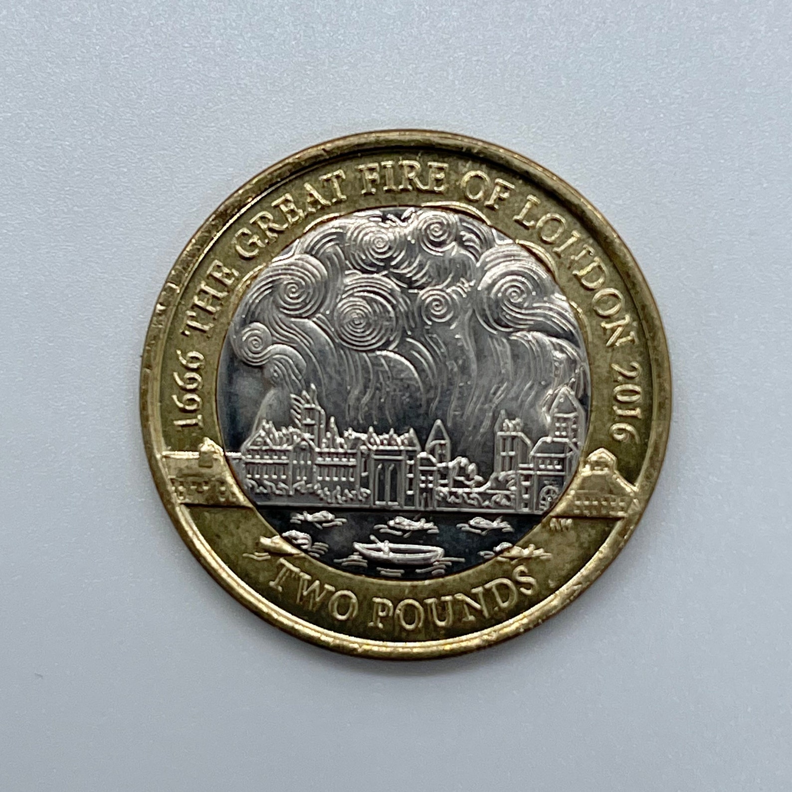 Rare 2 Two Pound Coin Great Fire of London 2016 Etsy