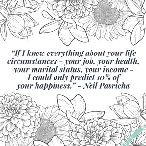 Colouring Page (PDF) - Neil Pasricha - Printable Colouring Page - Happiness - Mindfulness - Mental Health