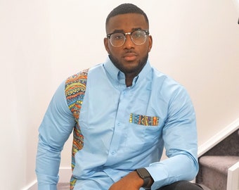 Addo African Print Button Down Shirt