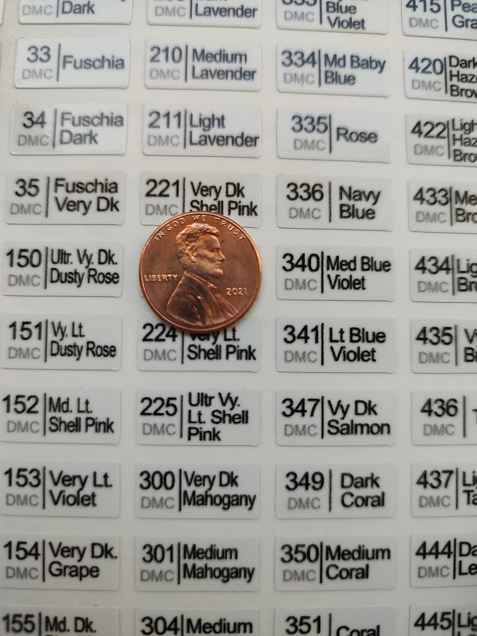 Floss Labelsdmc Cottondmc Light Effectsdmc Colorisdmc Etsy