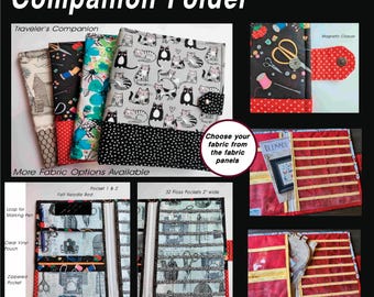 Cross Stitch Folder-Needlework Storage Bag-Cross Stitch Travelers case-Cross Stitch Organizer with Pockets-Embroidery Travel Case Organizer.