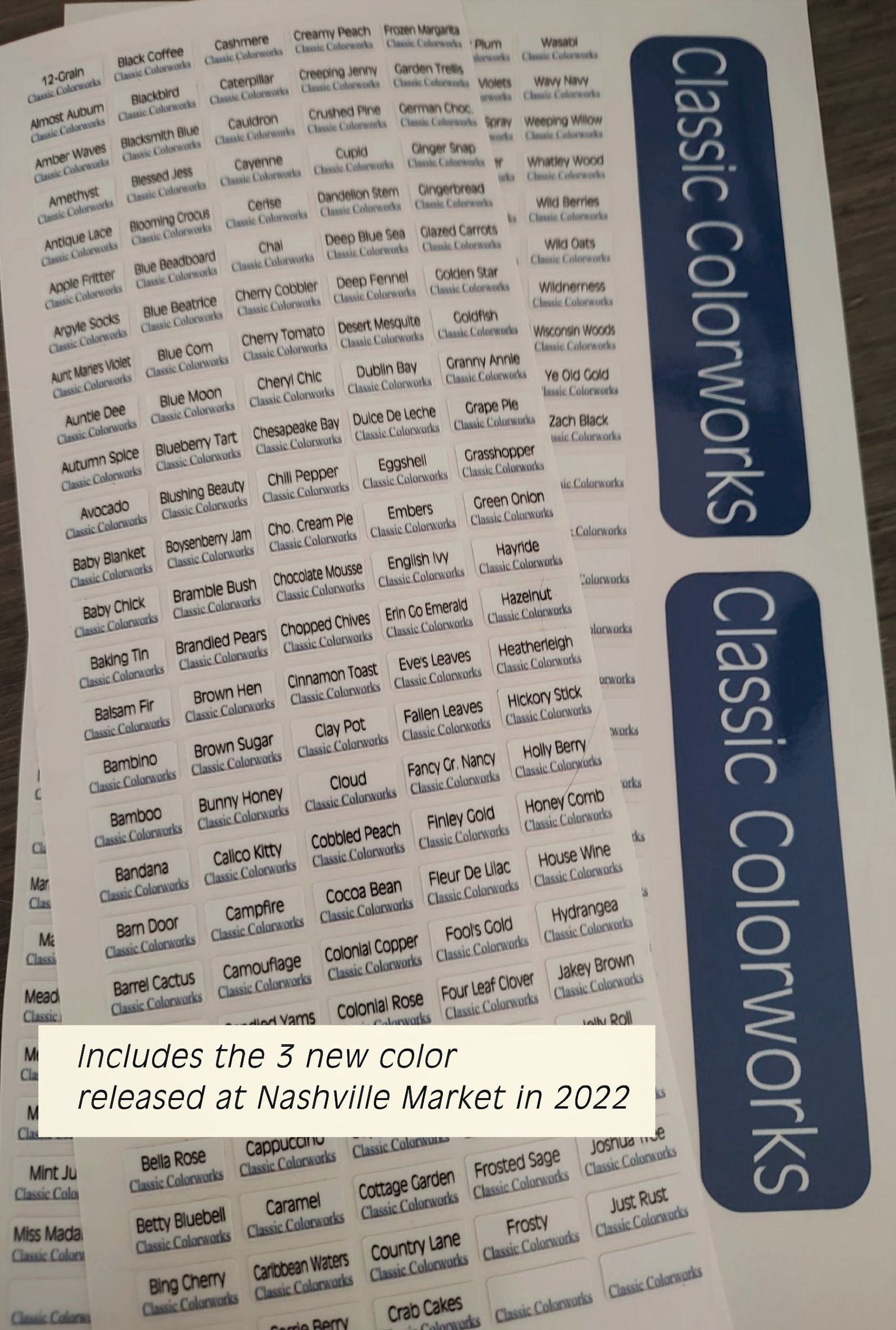 Floss Color Number Labelsdmcweeks Dye Worksclassic Color Etsy